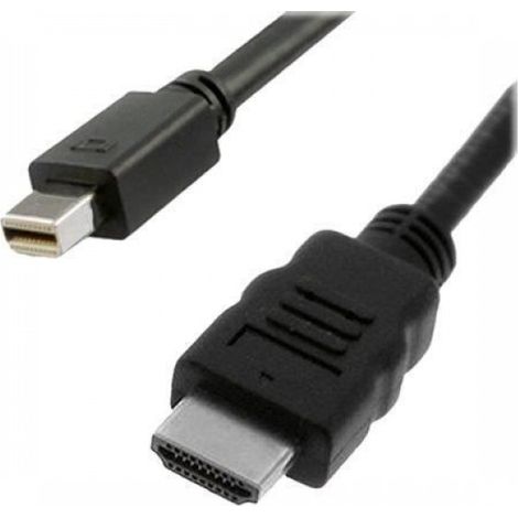 Câble vidéo DisplayPort - HDMI Mini DisplayPort (M) pour HDMI (M) 1 m blindé noir -