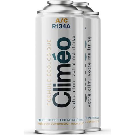 Climeo 2x400ml - Refrigerante ecologico R134a/R12 Servizio di climatizzazione indipendente