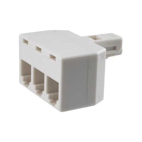 Triple Adaptador I Macho - 3 Hembras, KRANG. (1/5)