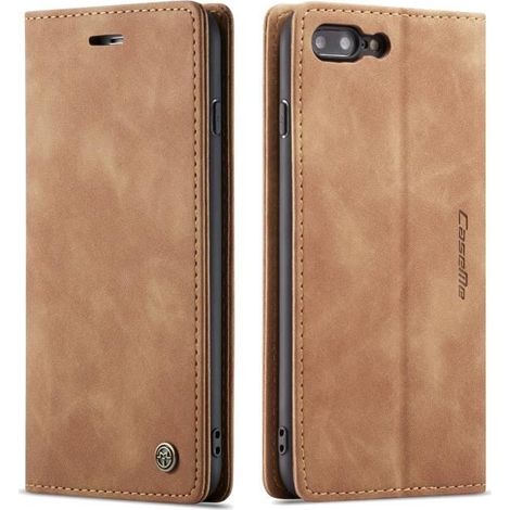 GrandEver iPhone 7 Plus,8 Plus Housse,Étui en cuir pliant,Multifonction,Portable,sécurité,Couleur: Marron (1/4)