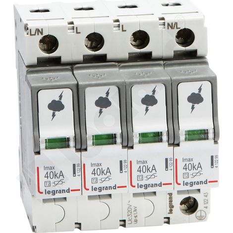 PARARRAYOS T2 40 KA 4P