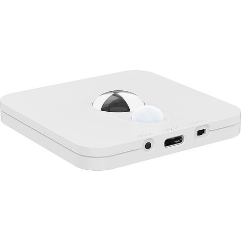 Unterbauleuchte/Treppenleuchte, weiß, quadratisch, Bewegungsmelder, USB-C-Akku, farbwechselnde LED, 0,5 W, STANLEY Eko-Light (1/5)