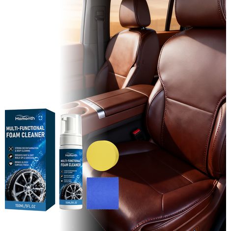 Mehrzweck-Schaumreiniger zur Fleckenentfernung auf Lederoberflächen und Sitzen im Autoinnenraum – 150 ml -- DE (1/5)