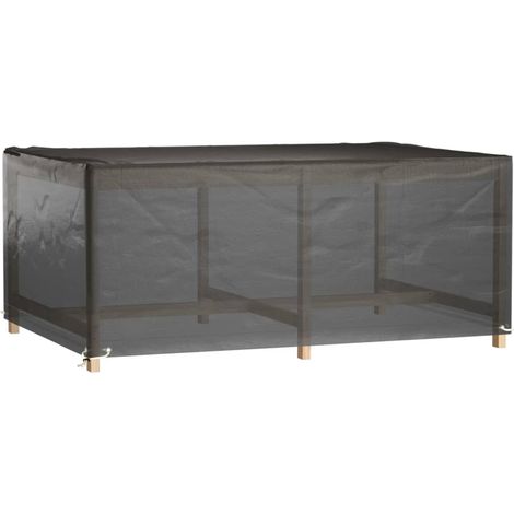 Maison Exclusive - Copri Mobili Giardino 2pz 8 Occhielli 180x122x75cm Rettangolare