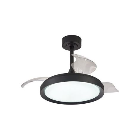 Mantra Ventilador LED 40W MISTRAL MINI 28W Negro 2700K-5000K, 2500 Lm (1/3)