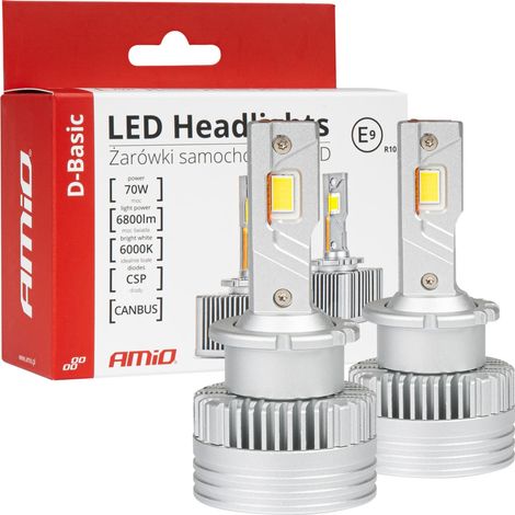 Bombillas LED de filamento Serie D-Basic D4S D4R 6000K Canbus amio-03629 (1/4)