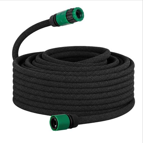 Traderight Soaker Hose 50m Drip Irrigation Deep Root Watering For Gardens Black (1/5)