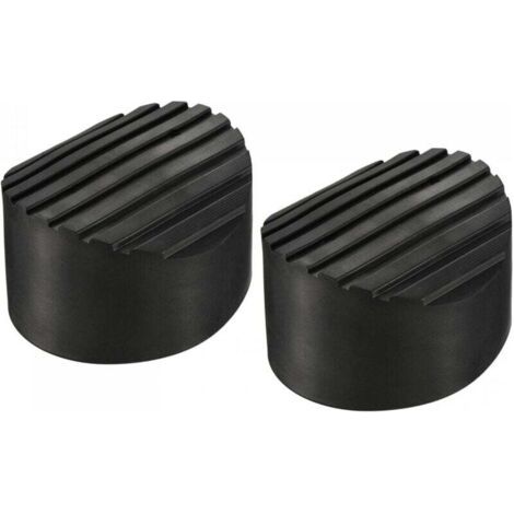 Échelle Antidérapant Pieds Tapis 85mm ID Caoutchouc Rond Télescopique Échelle Accessoires Coussin Housse Coussin pour Échelle Protection Noir 2Pcs (1/4)