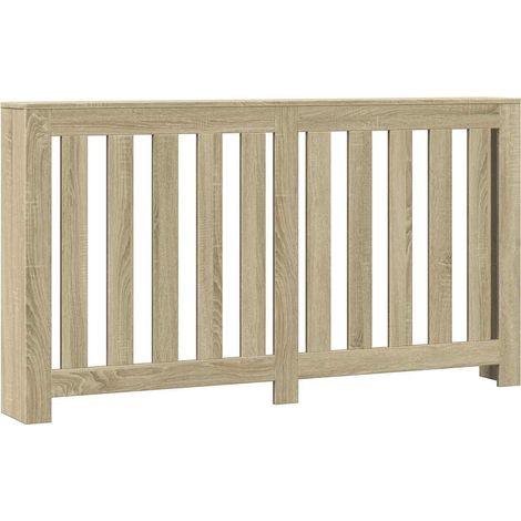 Cache-radiateur chêne sonoma 149x20x82 cm bois d'ingénierie