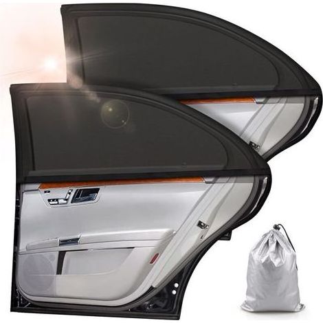 pair Aiperq Pare Soleil Voiture Bébé,2 Pièces Chaussette Voiture Soleil par,Bloquer Les Rayons UV,par Protege Soleil Voiture Arrière Enfants, Compatible avec la Plupart des Auto (1/5)