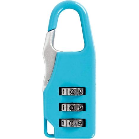 3-Digit Combination Lock for Luggage, Suitcases, Backpacks, Blue (Blue) - SR1083 (1/5)