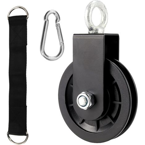 Seilzug mit U-Haltebügel, Blockzüge, 360° Seilzug, für Schaukelzubehör, Seilzug Fitness, Seilzug Fitness (1/5)