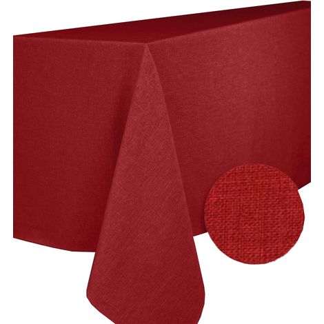 CALITEX Bromo Tovaglia Rettangolare Poliestere Ciliegia 150 x 250
