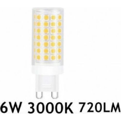 TrAdE Shop Traesio - Lampadina Led G9 6 Watt 720lm Luce Calda 3000k Naturale 4000k Fredda 6500k - -Bianco Caldo -