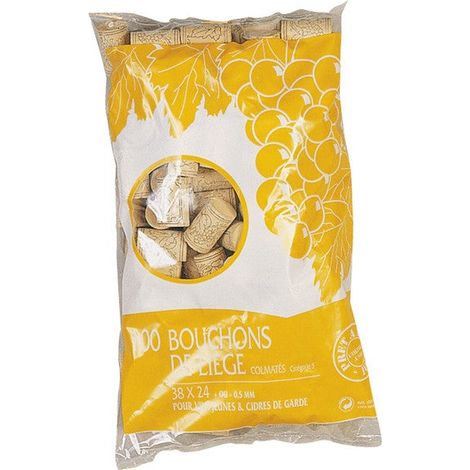 100er-Packung Korkstopfen – 37 x 24 mm AUTRES