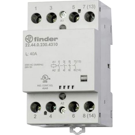 Finder 22.44.0.024.4410 Installationsschütz 4 Öffner 440 V/AC 1 St.