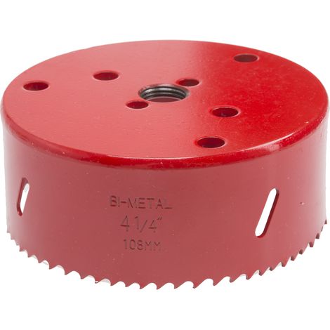 Scie cloche RS PRO HSS 108mm, profondeur de coupe 32mm ( Prix pour 1 ) (1/3)