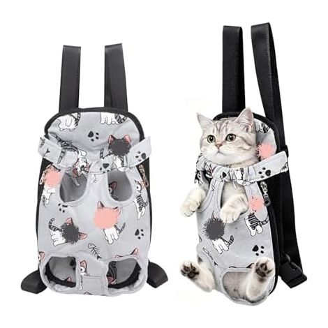 Katzentransporttasche, voituretoon Transporttasche chat, Atmungsaktiv Mesh Tragbarre Katzentasche, Katzen Transport sac (1/5)