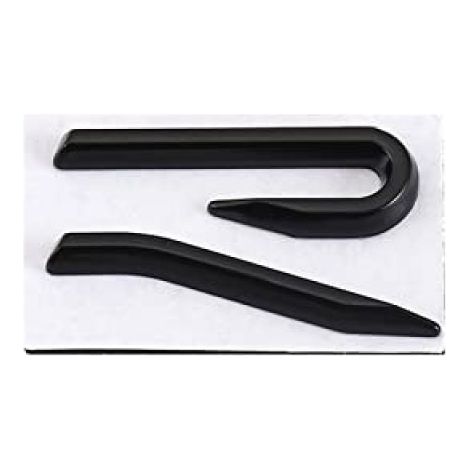 Beyamis Autocollants de voiture noirs 3D série R (conviennent aux modèles Volkswagen Passat, Tiguan, Sagittarius, Polo, Golf Mk2/4/5/6/7, R400) (1/5)