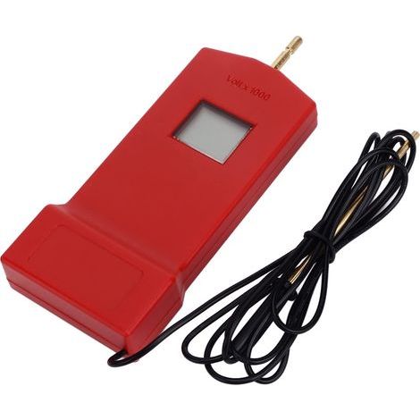 Testeur de Tension de Clôture, Testeur de Clôture ABS Digital 200-15000V pour les Fermes (Rouge) (1/4)