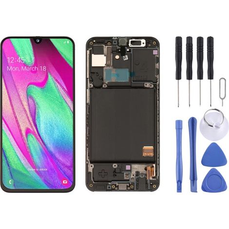 Framed Super AMOLED LCD screen for Samsung Galaxy A40 SM-A405F (1/4)