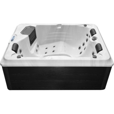 Bagno Italia Minipiscina idromassaggio da cm 210x160 cm mini piscina 3 posti pompa whirlpool e airpool