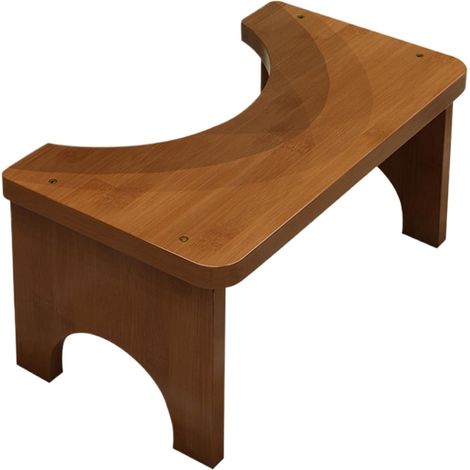 Tabouret WC pour Adultes - Tabouret Marchepied en Bois pour (1/5)