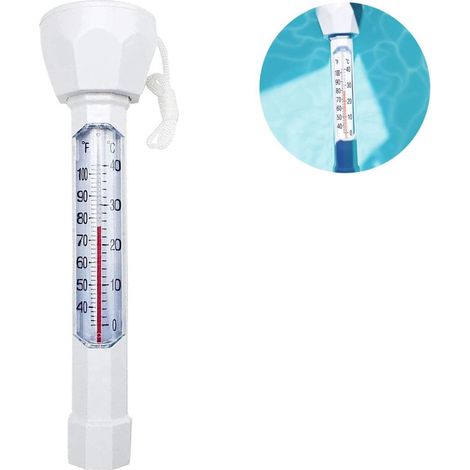 Thermomètre analogique pour piscines, pour mesurer la température de l'eau des piscines, spas, jacuzzis et aquariums-AquaForge (1/5)
