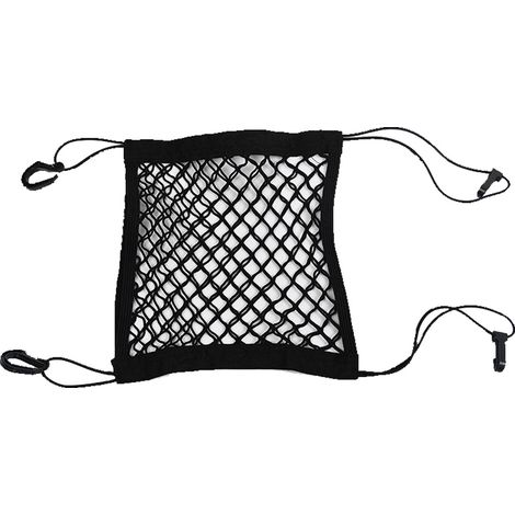 1 Filet de séparation, Polyester, Crochets métalliques, Ajustable, Pour siège arrière voiture (1/5)