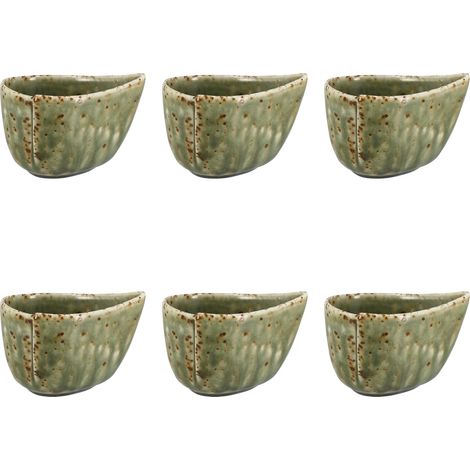 Lot de 6 saucières 10cl en porcelaine, SIGMA (1/5)