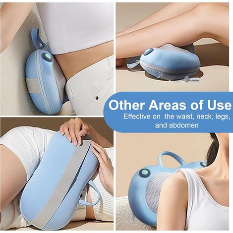 Filiyano-Appareil de massage cervical pour soulager la douleur - Appareil de massage Shiatsu en profondeur avec fonction chauffante et coussin (1/4)
