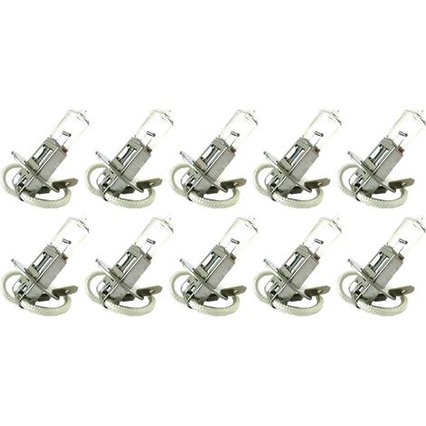 10 ampoules halogènes,h3 24v 70w pk22s,camion,remorque,machines agricoles