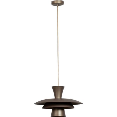 [GEBRAUCHT] B-Ware Hängeleuchte Plato Pendelleuchte Titan Stahl Lampe E27 LED Wohnzimmer Esszimmer (1/2)