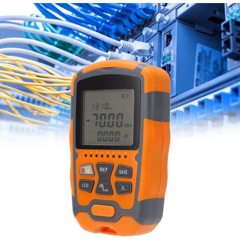 AUA-M7 Mini-Optik-Wattmeter – 70+10 dBm Glasfaserkabeltester mit LED und Drei-in-Eins-Funktion (1/5)