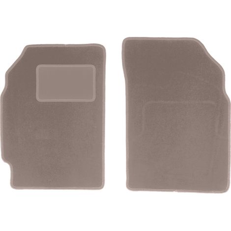 Tapis avant beiges pour : Chevrolet Spark III M300 à hayon (2009-2015) (1/5)