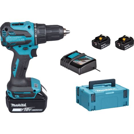 Perceuse visseuse à percussion 18V LXT (2x3.0Ah) en Makpac - MAKITA DHP490RFJ (1/5)