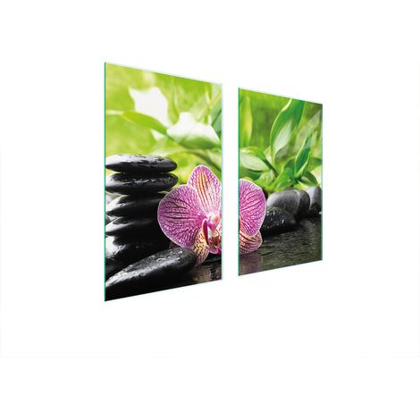 PLACA PROTECTORA DE VIDRIO PARA ESTUFA 75x52 ORQUÍDEA (1/5)