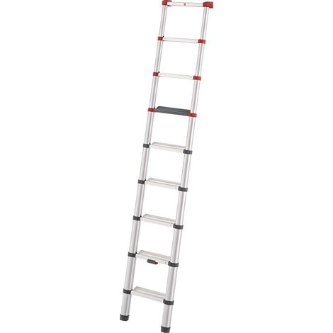 HAILO Teleskop-Anlegeleiter T100 Aluminium 11 Stufenmax. Gesamtbelastung 150 kg