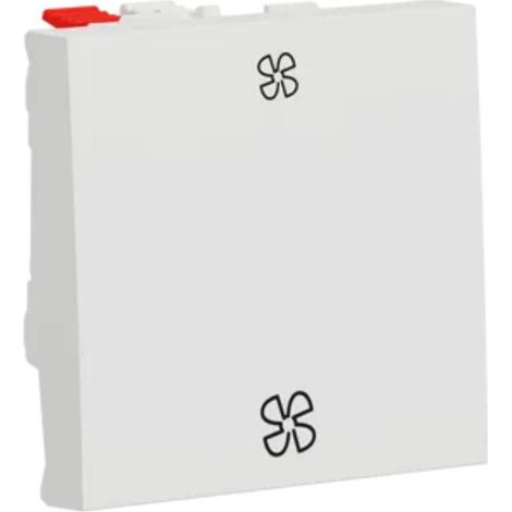 SCHNEIDER UNICA COMMANDE VMC 2 VITESSES 2 MODULES MÉCANISME BLANC - NU320320VMC (1/3)