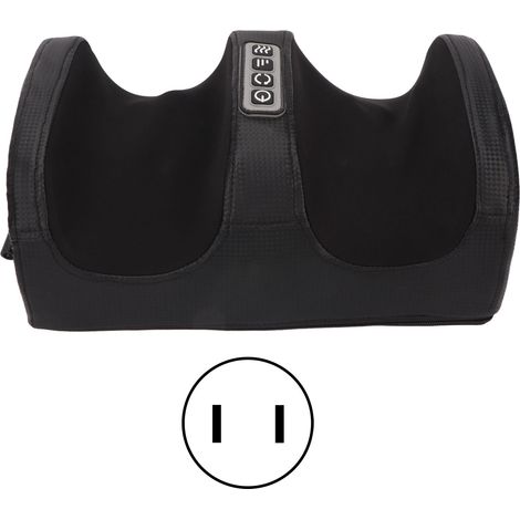 Appareil de massage des pieds Shiatsu chauffant, électrique, thérapie des tissus profonds, tension 100-240V avec fiche américaine (1/5)