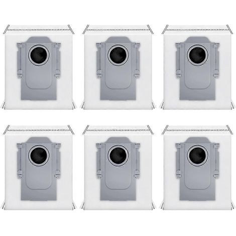 Sacs à poussière de rechange pour aspirateur Roborock Qrevo Curv 2 Flow - Pièces détachées - Sacs à poussière en tissu non tissé (6 pièces) (1/5)