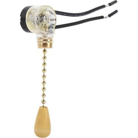 Interrupteur à tirette - Durable - Vintage - 3A/250V - 4Pcs - Pour lampes de table et appliques murales-Ywey (1/4)