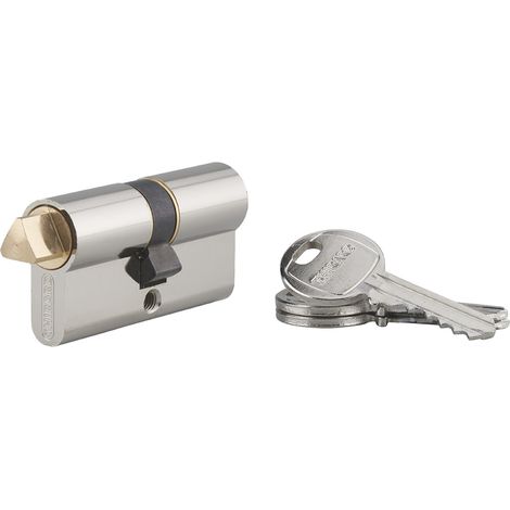 THIRARD - Cylindre triangle externe 11 profilé HG, 30x30mm, 3 clés, nickelé - THIRARD (1/2)