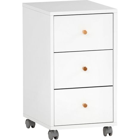 Container auf Rollen SISAK-80 mit Schubkästen in weiß, B/H/T: ca. 32,6/59,7/39,1 cm (1/5)