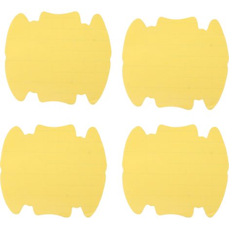 Lot de 4 films de protection transparents pour poignées de porte, anti-rayures, universels pour voiture. (1/5)