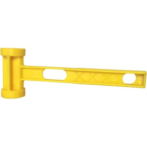 Marteau De Tente - 1 Pièce - Plastique - Multifonction Pour Piquets Et Creusage - Camping Et Randonnée - 26 x 9 x 4,3 cm (1/5)