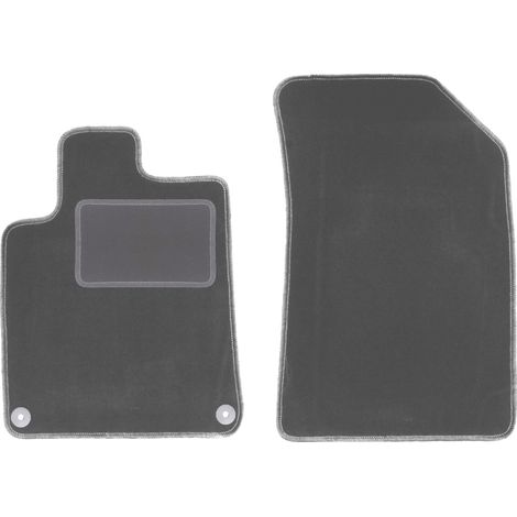 Alfombrillas delanteras para Peugeot 407 coupé, sedán, station wagon, SW (2004-2011) grafito (1/5)