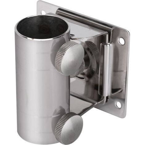 Support de parapluie réglable en acier inoxydable haute résistance, base pour boîte de pêche (1/5)