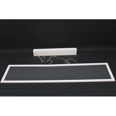[GEBRAUCHT] B-Ware Deko-Light Pendelleuchte Hängeleuchte LED weiß eckig Dip-Switch dimmbar694 (1/2)