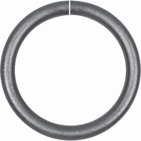 Cercle non soudé - Diamètre 110mm section en rond lisse de 12mm - Fer forgé - à souder - (1/5)